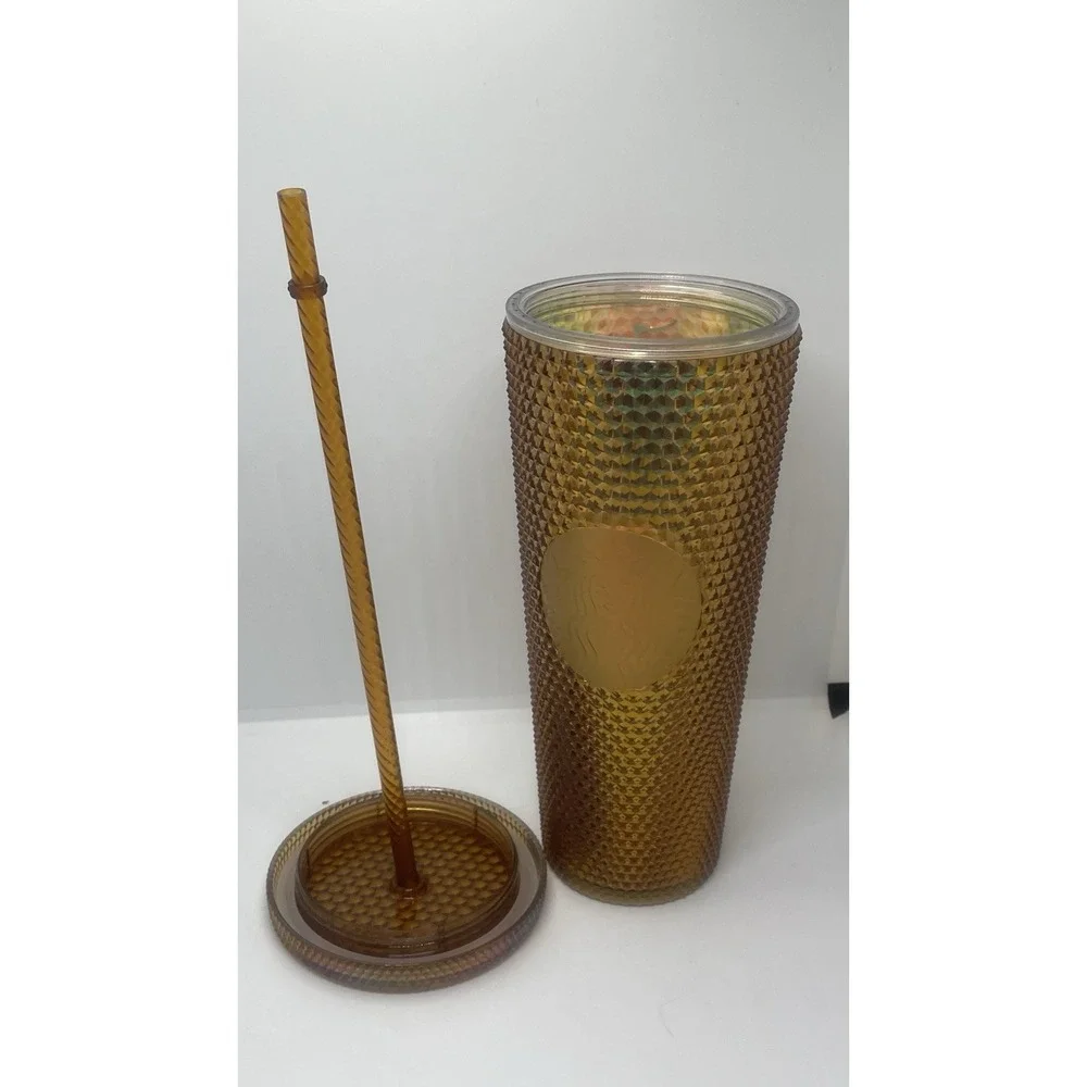 Starbucks Limited Edition 50 Years Gold Studded Cold Cup Tumbler‎ - 24oz